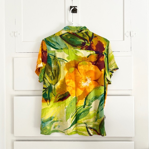 Jams World Alan Alani Hawaiian Print Button Up Shirt Size Medium - Picture 3 of 5